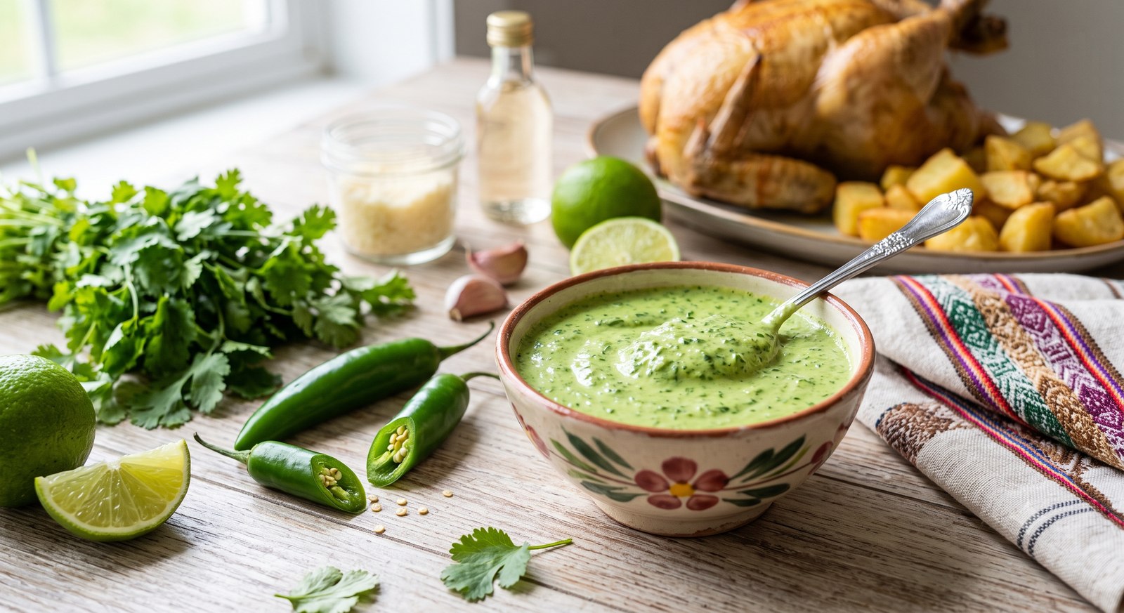 Ají verde — sauce verte péruvienne