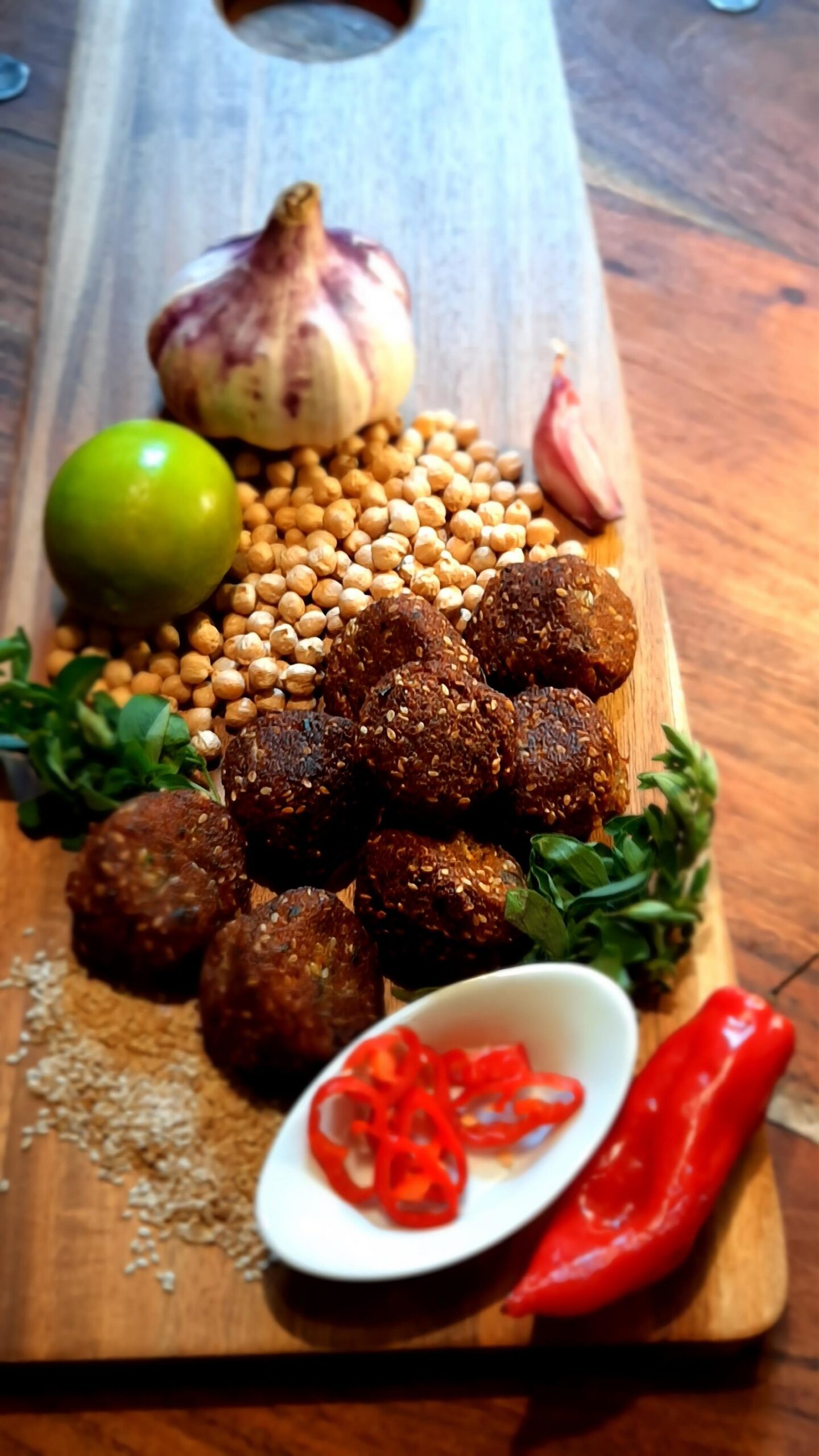 Falafels de pois chiches au sésame