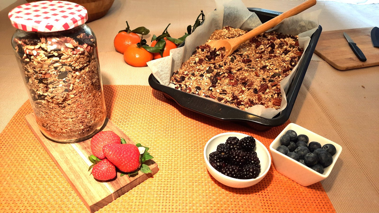 Granola aux fruits à coque