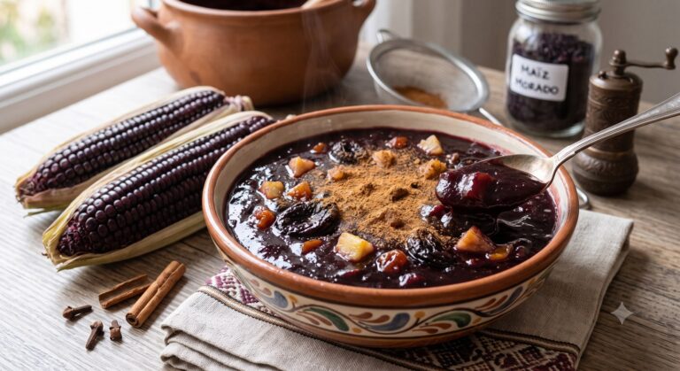 Mazamorra morada — dessert au maïs violet