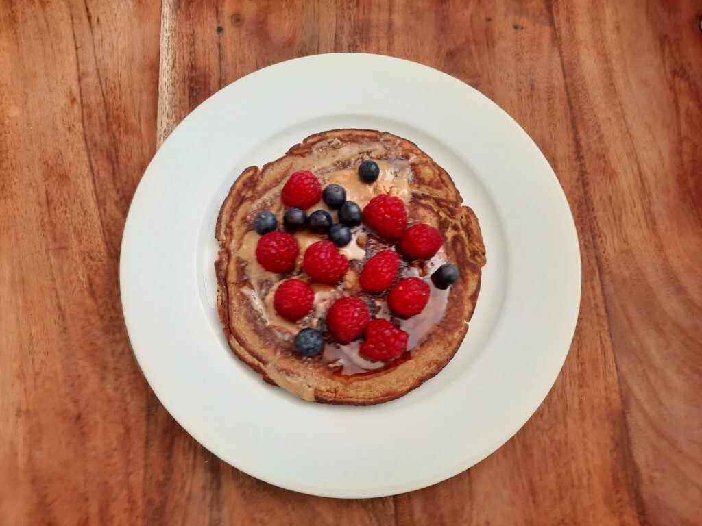 Pancake au maca, kañiwa et flocons d'avoine