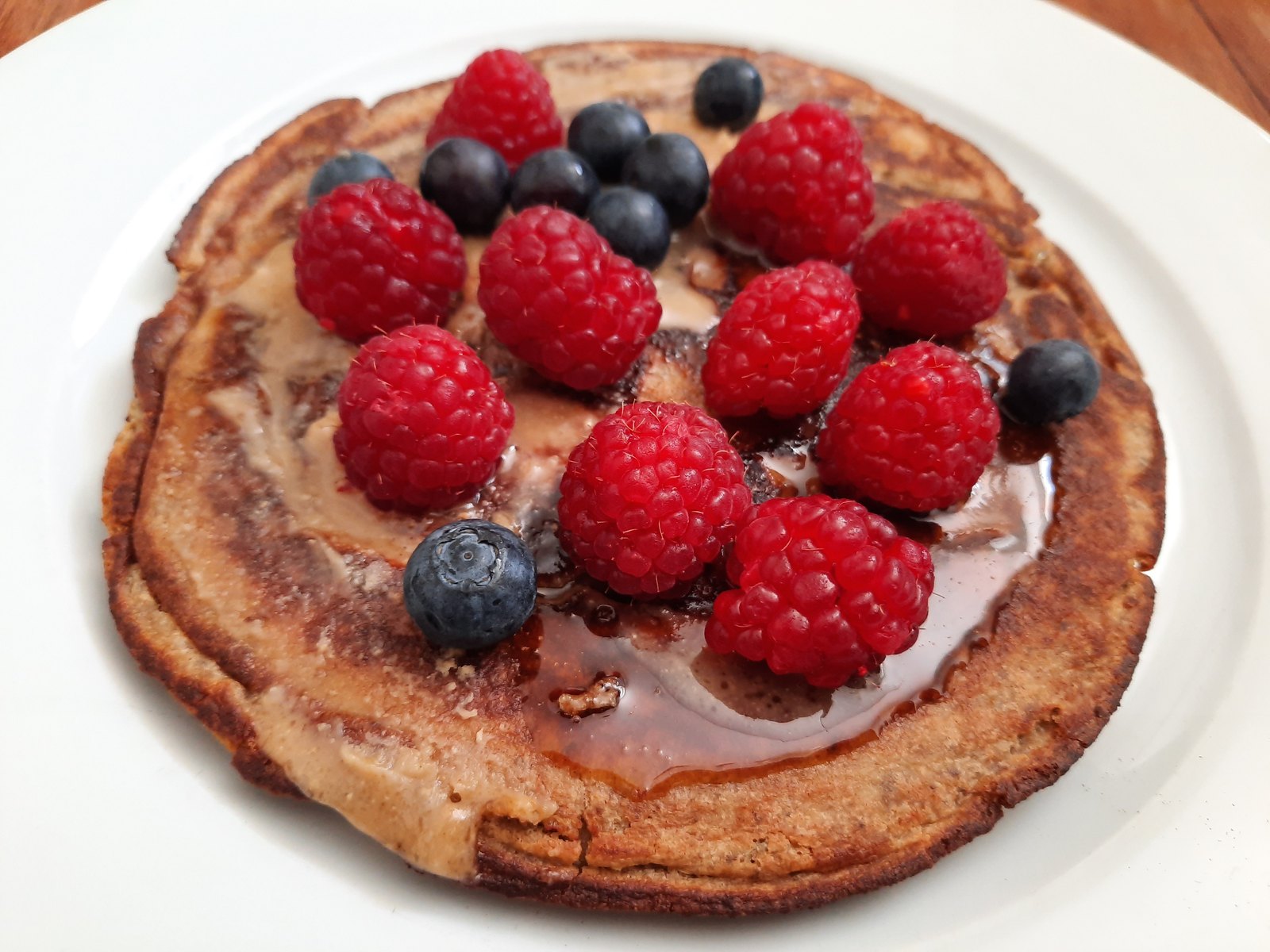 Pancake au maca, kañiwa et flocons d&rsquo;avoine